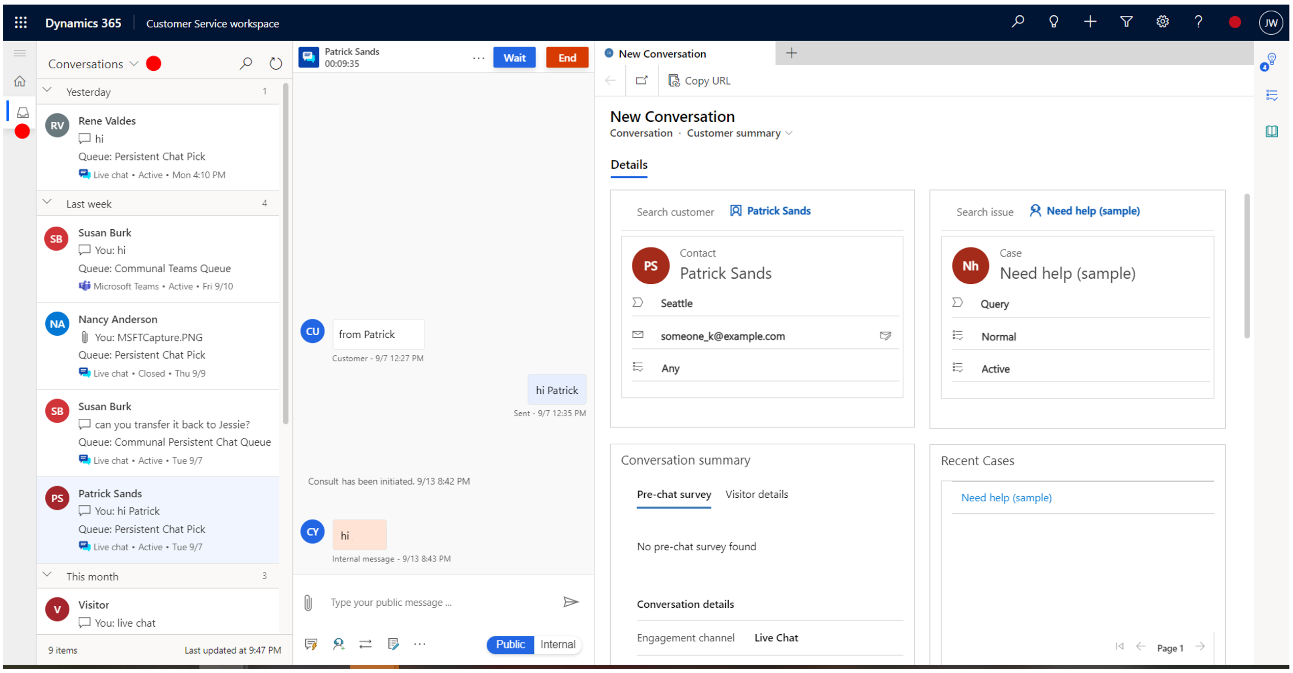 Image showing multichannel management in D365